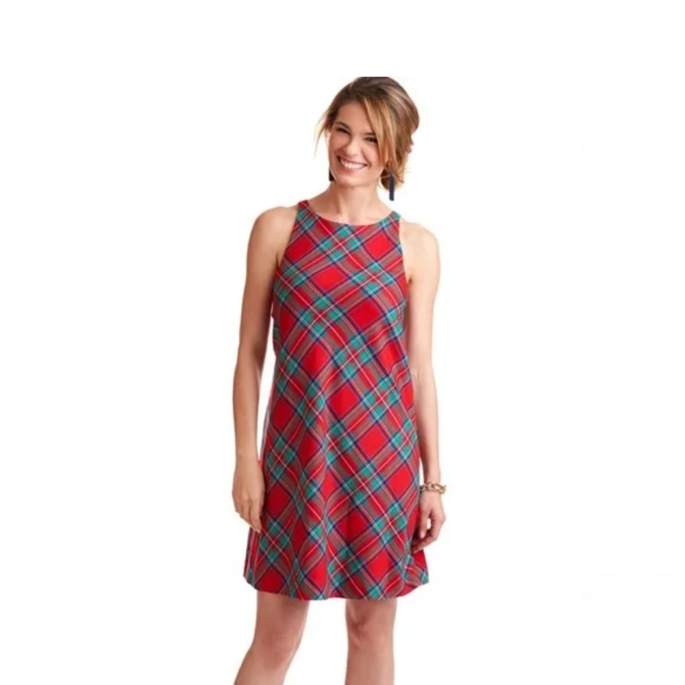 Vineyard Vines Multicolor Plaid Dress